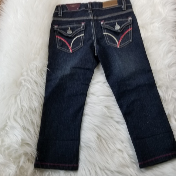 NWT Yaso Cuffed Cropped Sparkle Jeans, size 6 - Picture 4 of 4